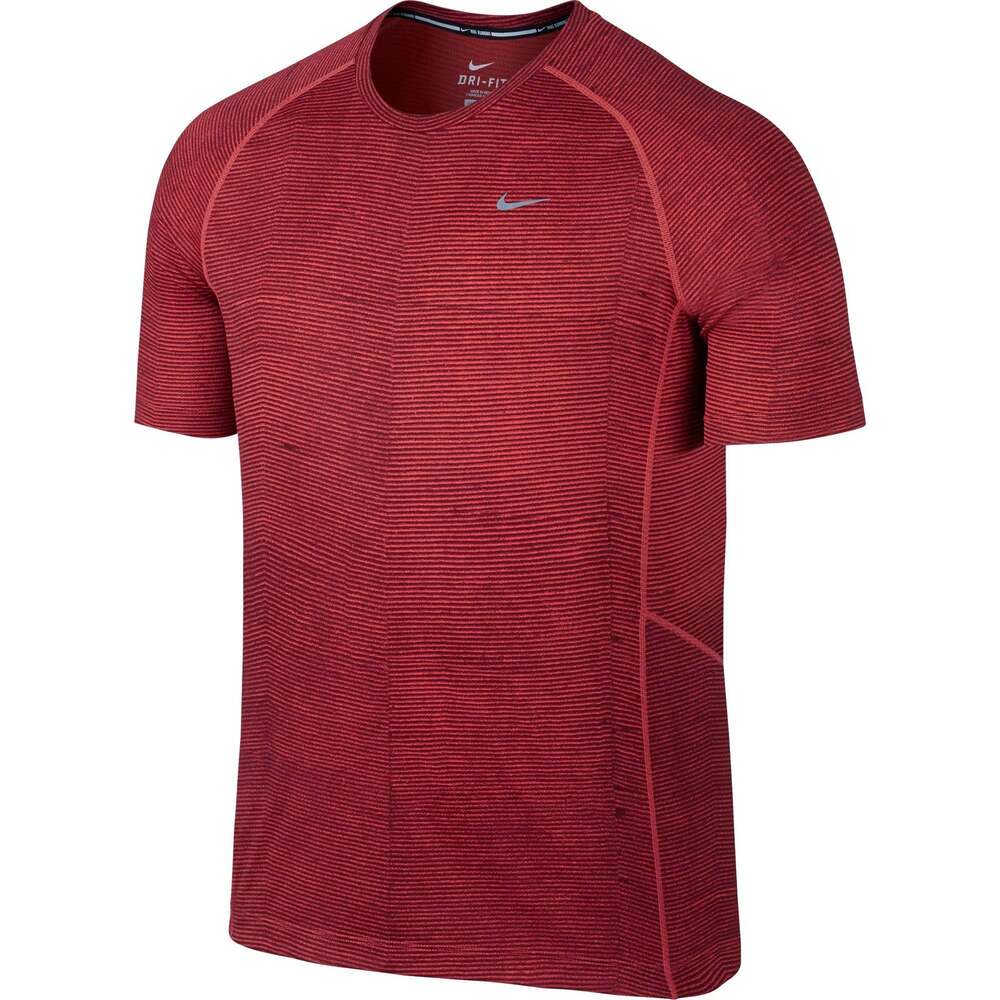 * Nike Dry Fit Red Short Sleeve Crew Neck Athletic T-Shirt Men's Size Medium